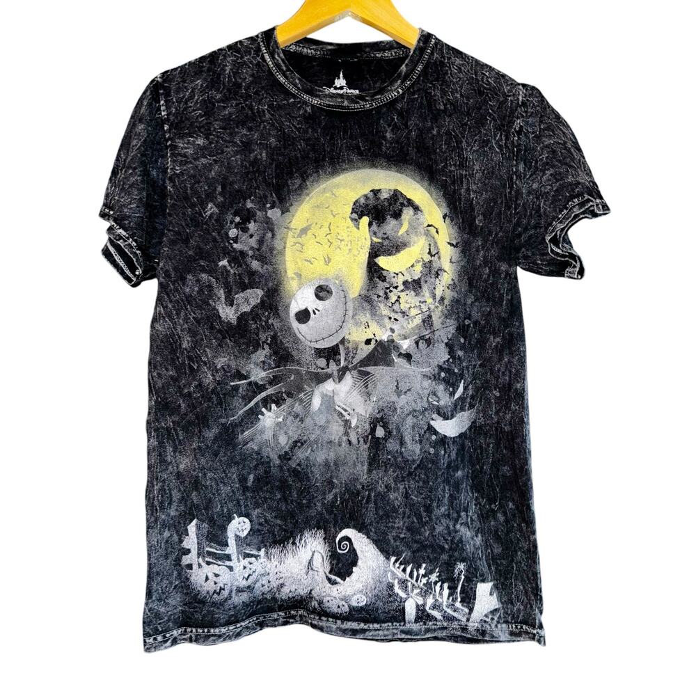 Nightmare Before Christmas Jack Skellington Disney Parks T Shirt Black Sz Small